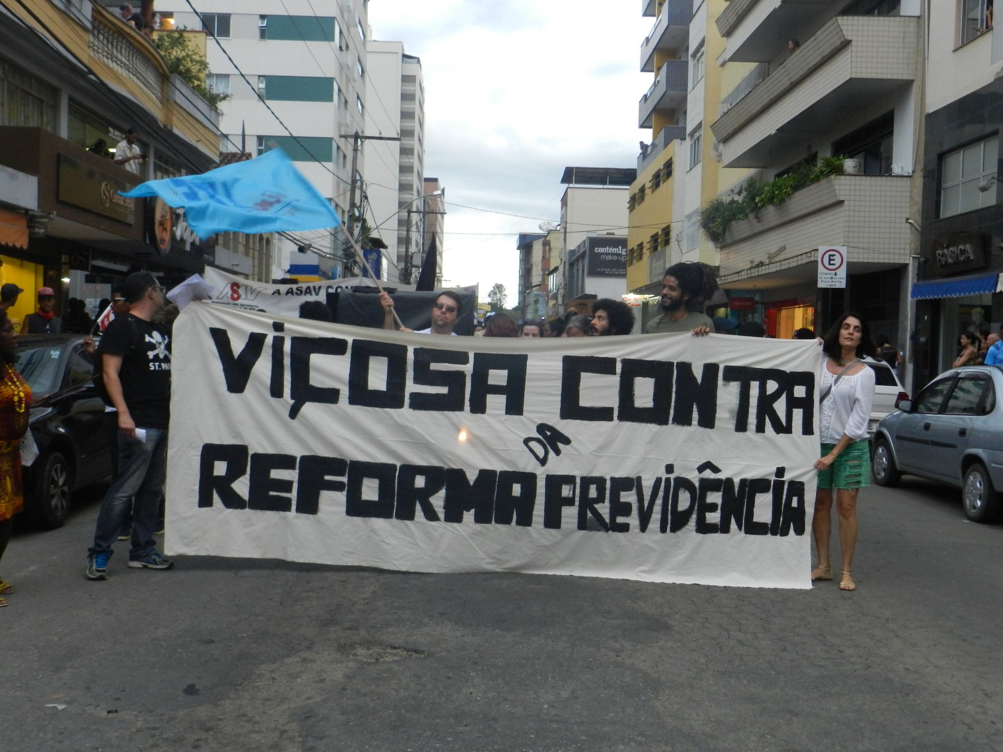 Viçosa participa do dia de luta contra a reforma da Previdência