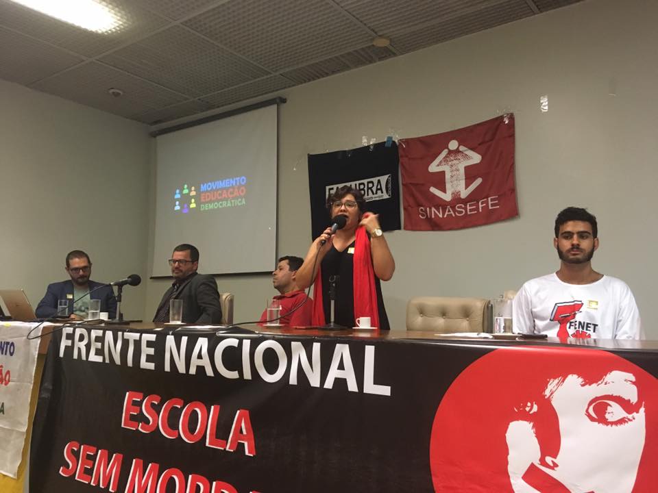 Frente Nacional Escola Sem Mordaça é relançada em Brasília