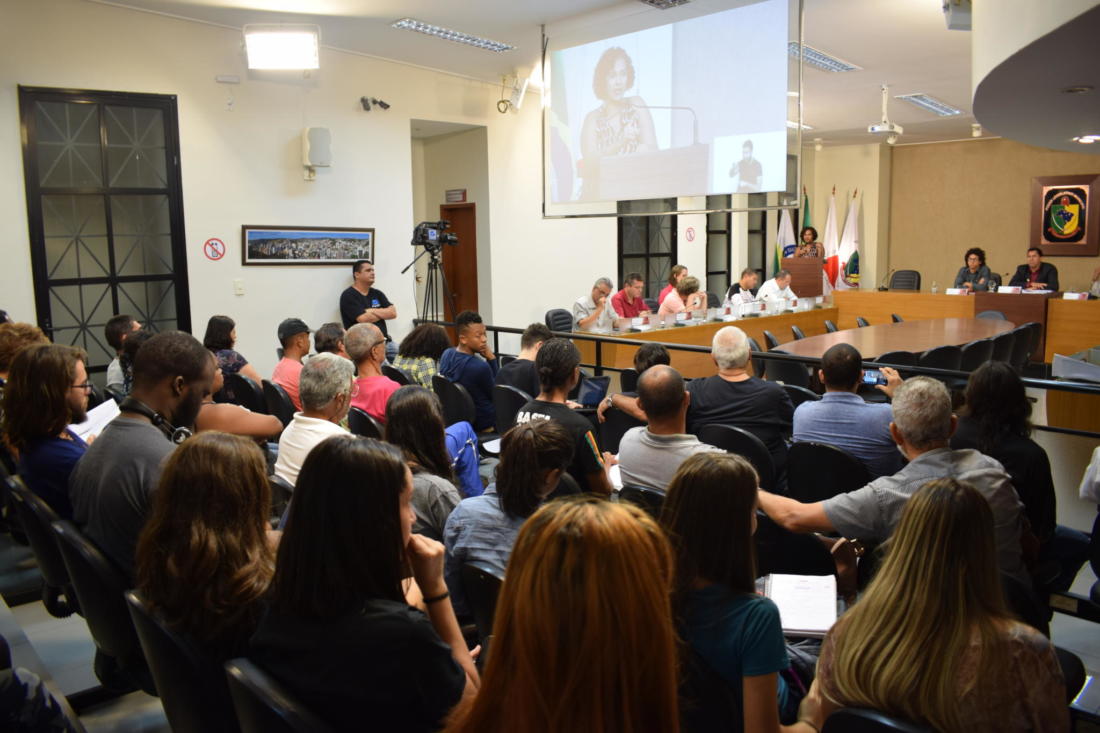 Presidenta da ASPUV fala sobre ataque às universidades na tribuna da Câmara de Viçosa