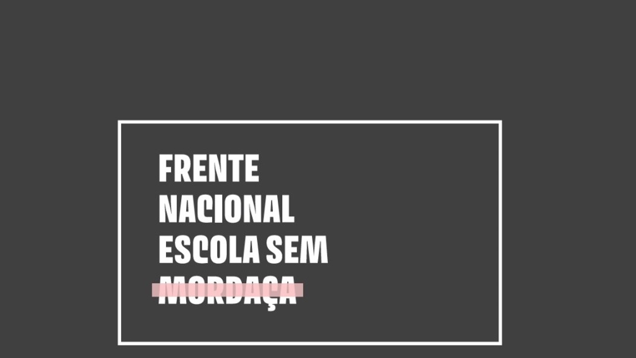 Frente “Escola Sem Mordaça” lança site com canal para denúncias