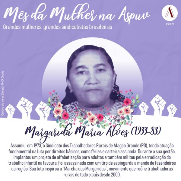 Primeiro card da série presta homenagem à paraibana Margarida Maria Alves