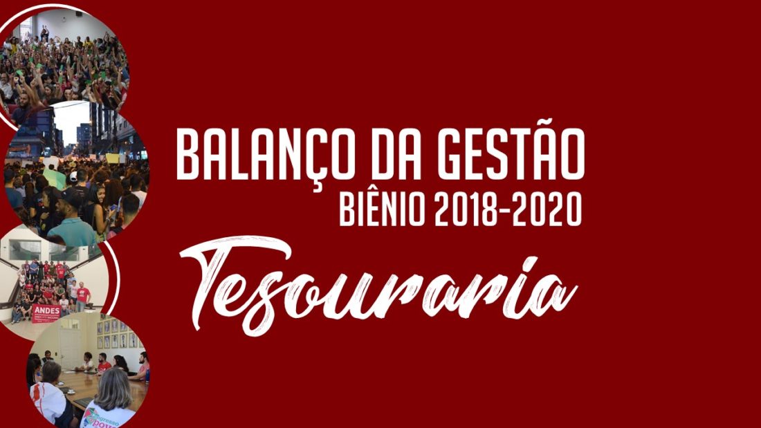 Balanço da gestão 2018-2020: tesouraria