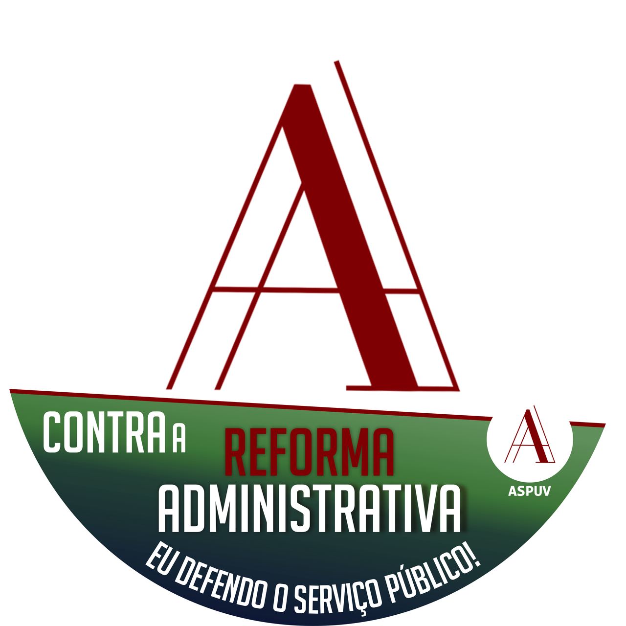 Exemplo de aplicação do tema sobre logo da ASPUV.