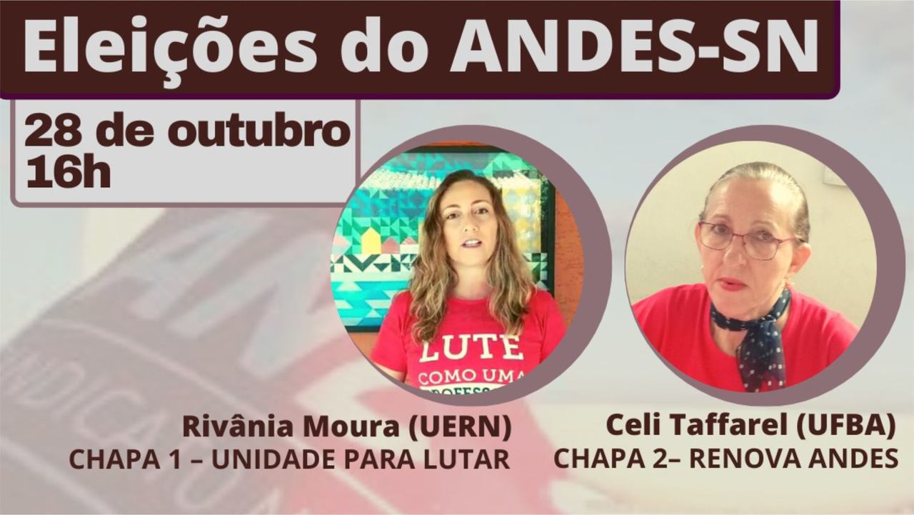 ASPUV é parceira na realização de conversa entre candidatas ao Andes-SN