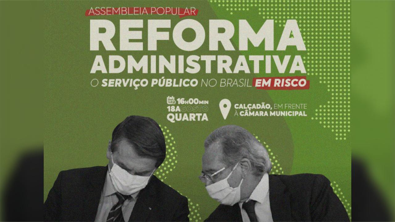 Assembleia popular, em Viçosa, debate a reforma administrativa (#18A)