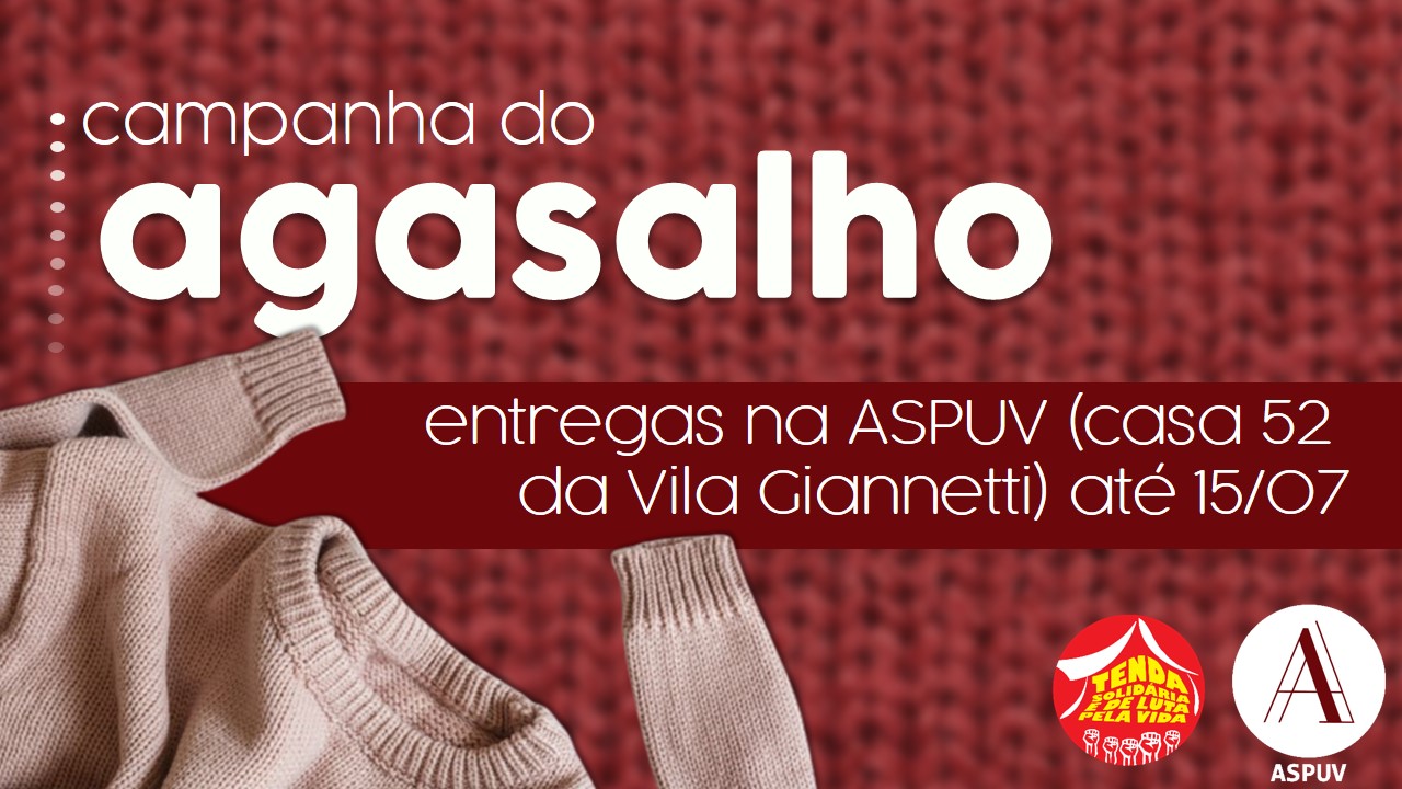 ASPUV volta a receber doações em campanha do agasalho