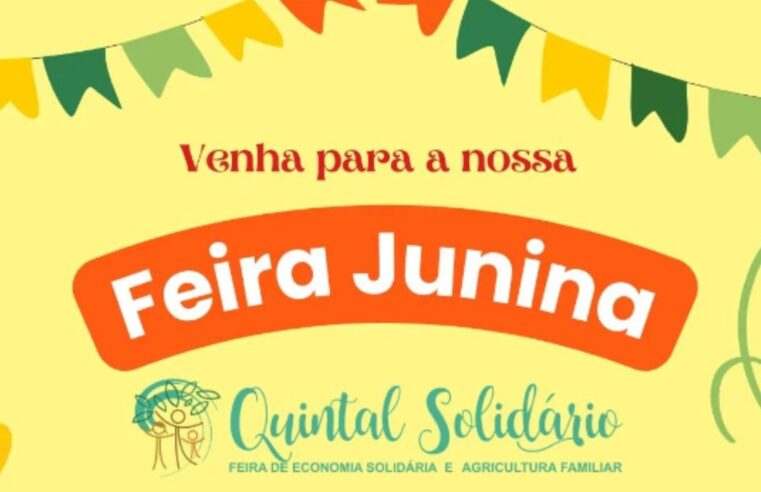 Quintal Solidário está em clima junino nesta quarta-feira (29)