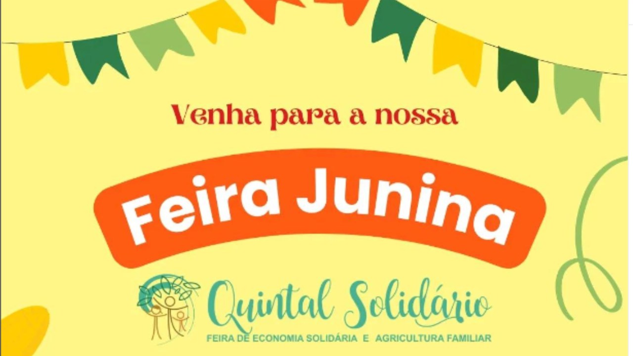 Quintal Solidário está em clima junino nesta quarta-feira (29)