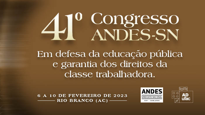 Caderno de Textos do 41º Congresso do ANDES-SN está disponível