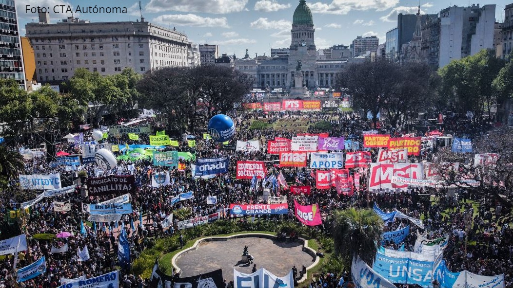 Protestos em defesa da universidade pública reúnem mais de 1 milhão de pessoas na Argentina