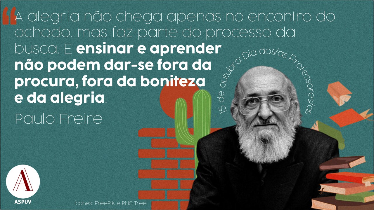 ASPUV parabeniza os/as professores/as neste 15 de outubro