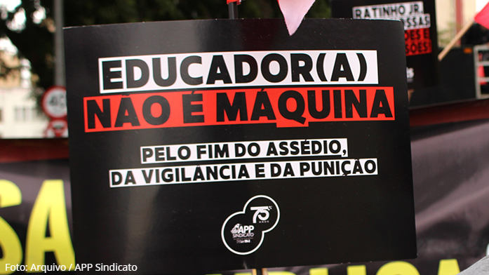ANDES-SN lamenta morte de professora no Paraná e apoia luta contra plataforma de produtividade