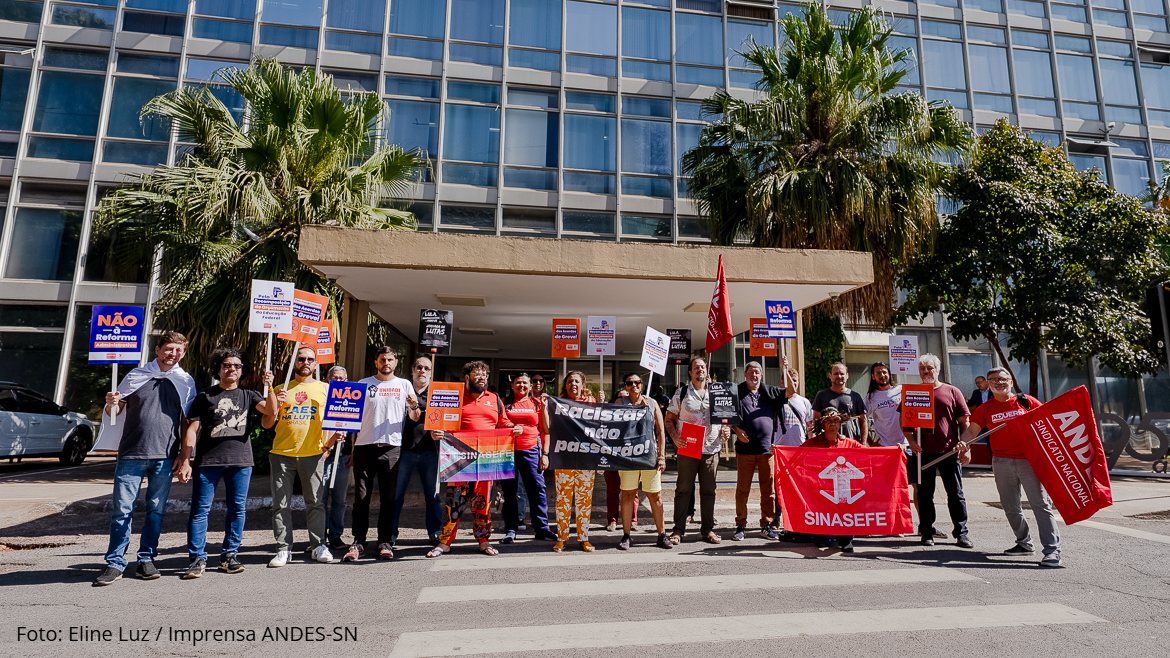 ASPUV participa de mobilizações em Brasília contra reforma administrativa e pelo cumprimento do acordo de greve