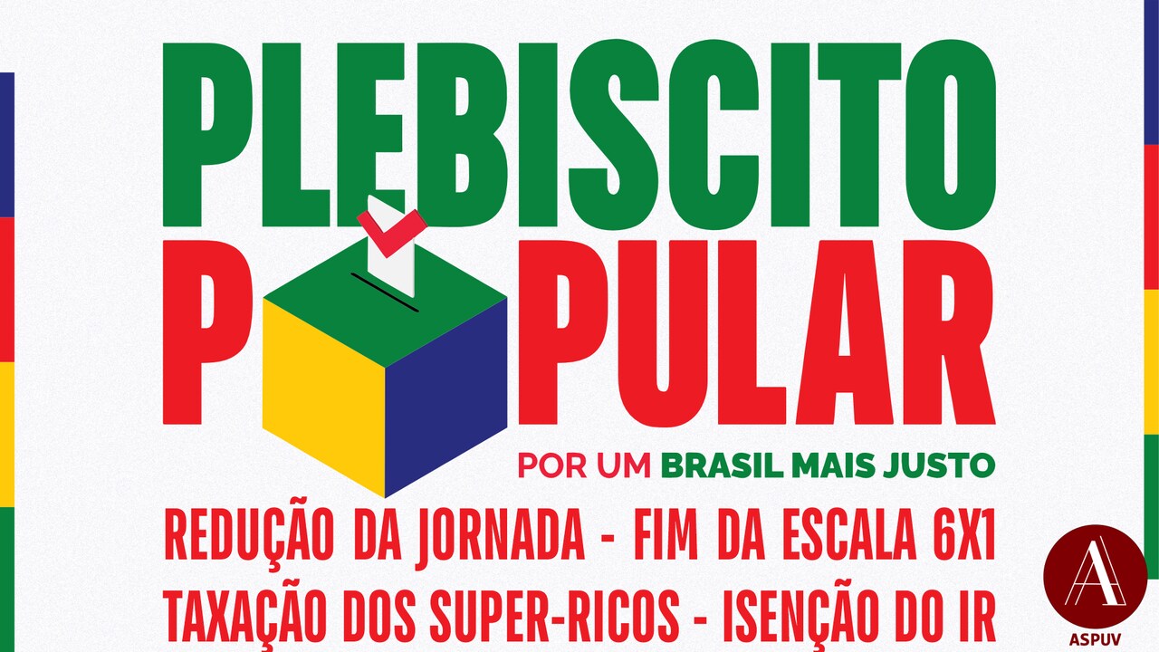 Votação do Plebiscito Popular é prorrogada até o fim setembro: urna continua na ASPUV