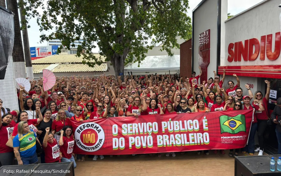 29 de outubro é dia da Marcha Nacional Unificada dos Serviços Públicos contra a Reforma Administrativa