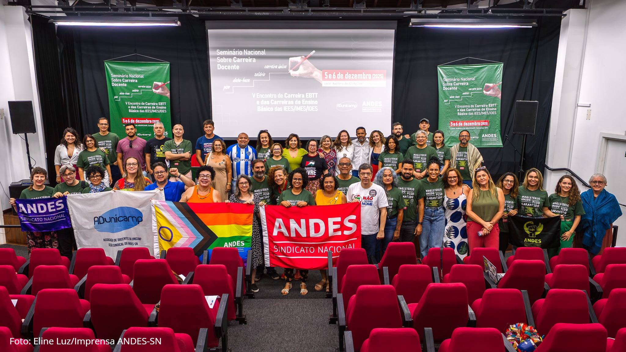 Carreira EBTT, piso salarial e Novo Ensino Médio são debatidos em eventos do ANDES-SN