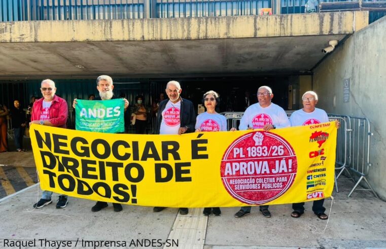 Fonasefe convoca jornada de lutas pela aprovação do PL da Negociação Coletiva